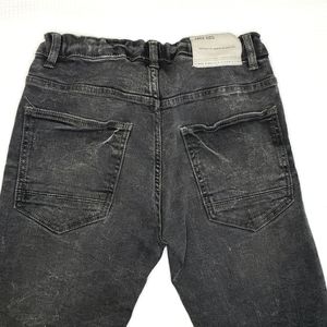 Zara Boys 11-12 Black Skinny Denim Jeans Pants